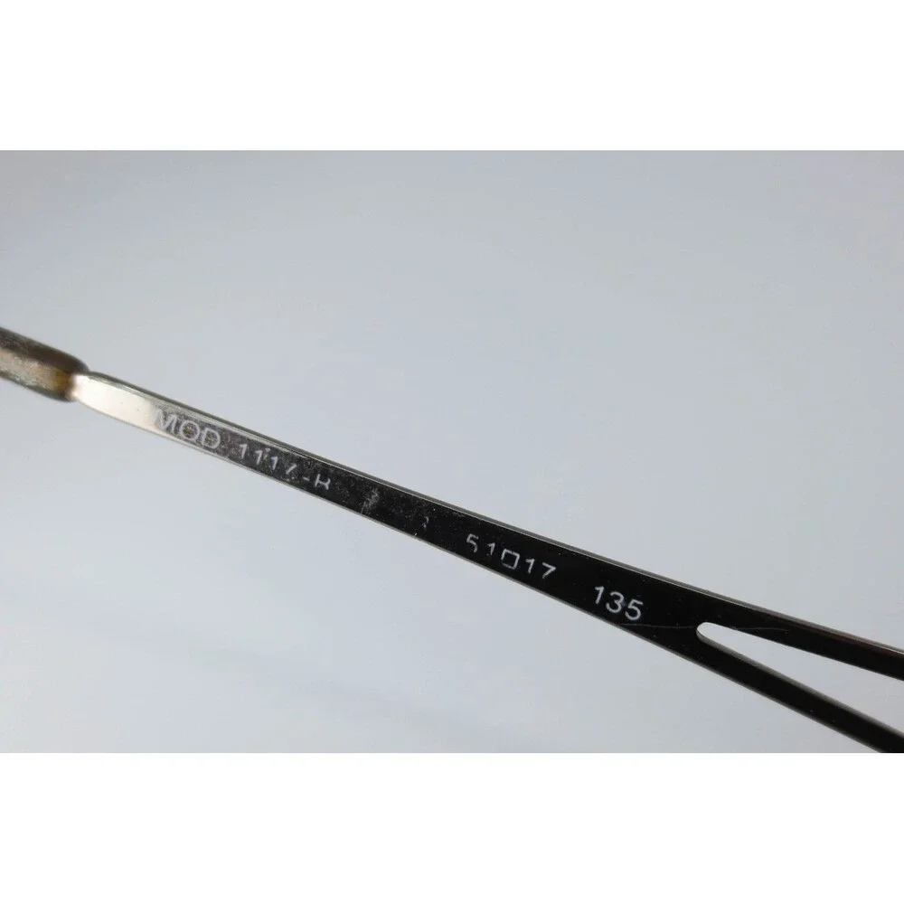 Versace Mod 1117-B Bronze Medusa Rectangular Eyeglasses Frames Italy 135